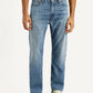 Men's 555 Light Indigo Loose Fit Mid Rise Jeans - Front View