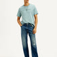 Men's 555 Med Indigo Loose Fit Mid Rise Jeans - Styleshot View