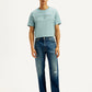 Men's 555 Med Indigo Loose Fit Mid Rise Jeans - Front View