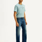 Men's 555 Med Indigo Loose Fit Mid Rise Jeans - Side View