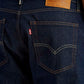 Men's 555 Dark Indigo Loose Fit Mid Rise Selvedge Jeans - Detail View