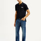 Men's 555 Blue Loose Fit Mid Rise Selvedge Jeans - Styleshot View