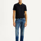 Men's 555 Blue Loose Fit Mid Rise Selvedge Jeans - Front View