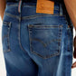 Men's 555 Blue Loose Fit Mid Rise Selvedge Jeans - Detail View
