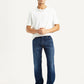 Men's 555 Dark Blue Loose Fit Mid Rise Jeans - Styleshot View