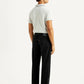 Men's 555 Black Relaxed Straight Fit Mid Rise Jeans - Back View