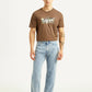 Men's 555 Light Blue Loose Fit Mid Rise Jeans - Front View