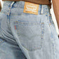 Men's 555 Light Blue Loose Fit Mid Rise Jeans - Detail View
