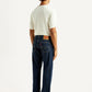 Men's 555 Navy Relaxed Straight Fit Mid Rise Jeans - Back View
