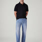 Men's 555 Light Indigo Relaxed Straight Fit Mid Rise Selvedge Jeans - 20 View
