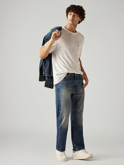 Men's 511 Blue Slim Fit Mid Rise Jeans-image-39