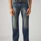 Men's 511 Blue Slim Fit Mid Rise Jeans - Front View