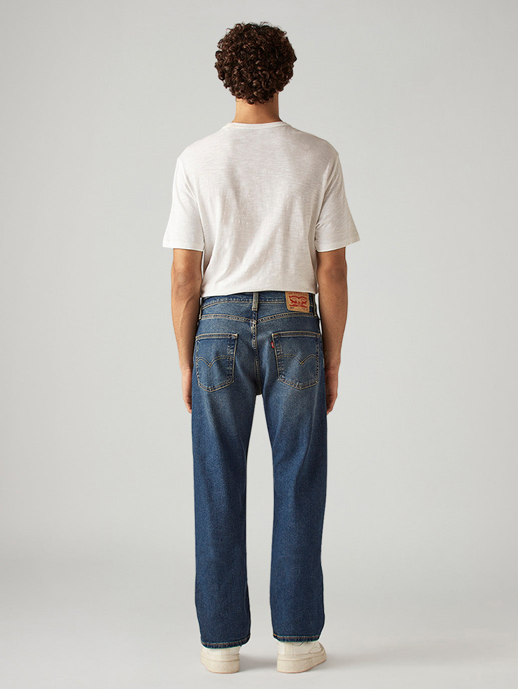 Men's 511 Blue Slim Fit Mid Rise Jeans - Back View