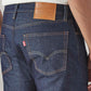 Men's 555 Dark Indigo Relaxed Straight Fit Mid Rise Jeans - Detail View