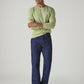 Men's 555 Dark Indigo Relaxed Straight Fit Mid Rise Jeans - Front View