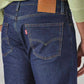 Men's 555 Dark Indigo Relaxed Straight Fit Mid Rise Jeans - Detail View