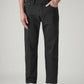 Men's 555 Black Relaxed Straight Fit Mid Rise Jeans - Front View