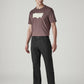Men's 555 Black Relaxed Straight Fit Mid Rise Jeans - Side View