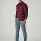 Men's 555 Blue Relaxed Straight Fit Mid Rise Overdyed Jeans - Styleshot View