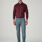 Men's 555 Blue Relaxed Straight Fit Mid Rise Overdyed Jeans - Front View