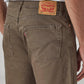 Men's 555 Brown Relaxed Straight Fit Mid Rise Overdyed Jeans - 20 View