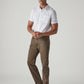 Men's 555 Brown Relaxed Straight Fit Mid Rise Overdyed Jeans - Side View