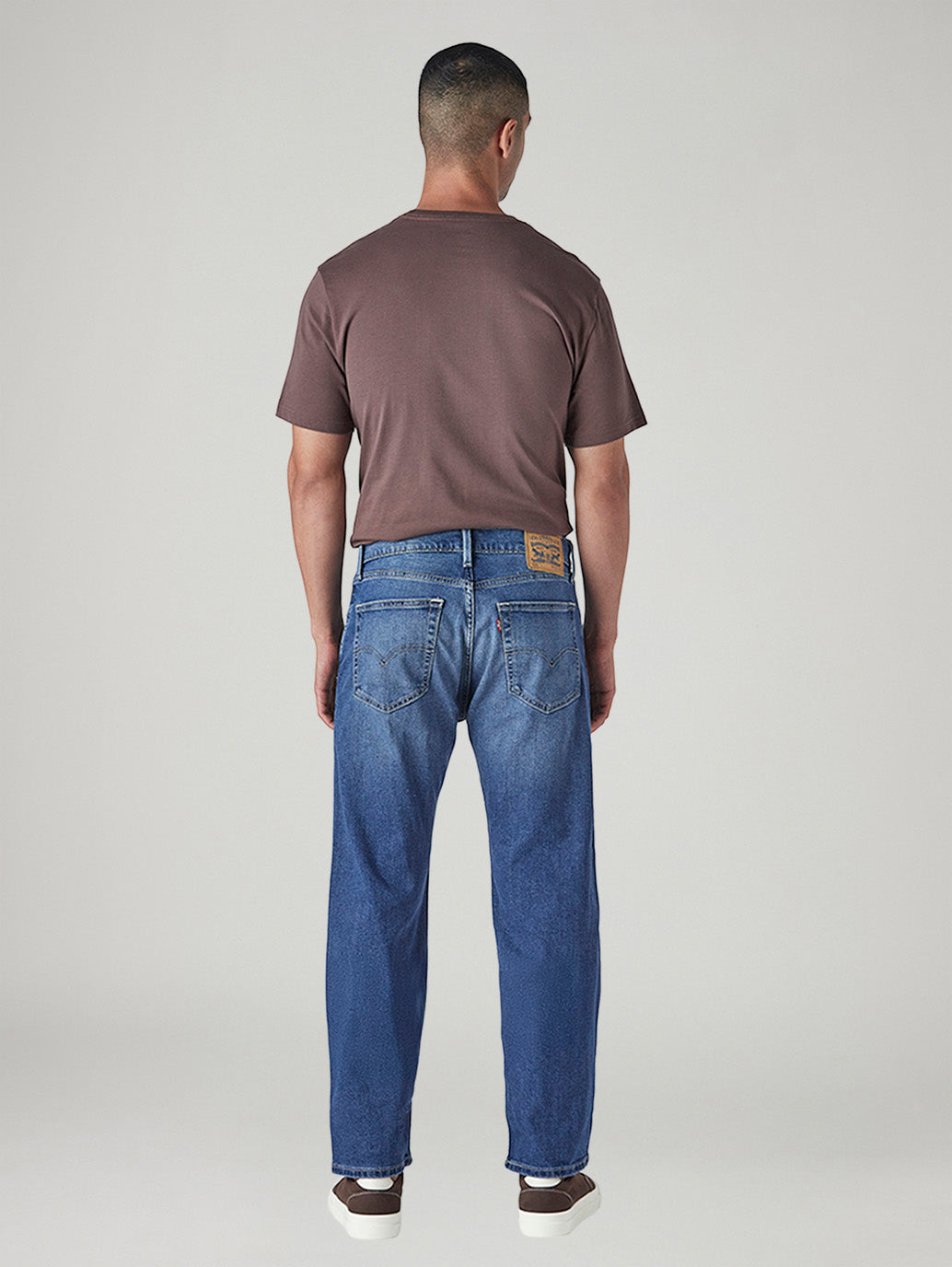 Men's 511 Blue Slim Fit Mid Rise Tinted Jeans - Back View