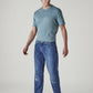 Men's 555 Blue Relaxed Straight Fit Mid Rise Selvedge Jeans - 20 View
