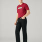 Men's 505 Black Straight Fit Mid Rise Jeans - Side View
