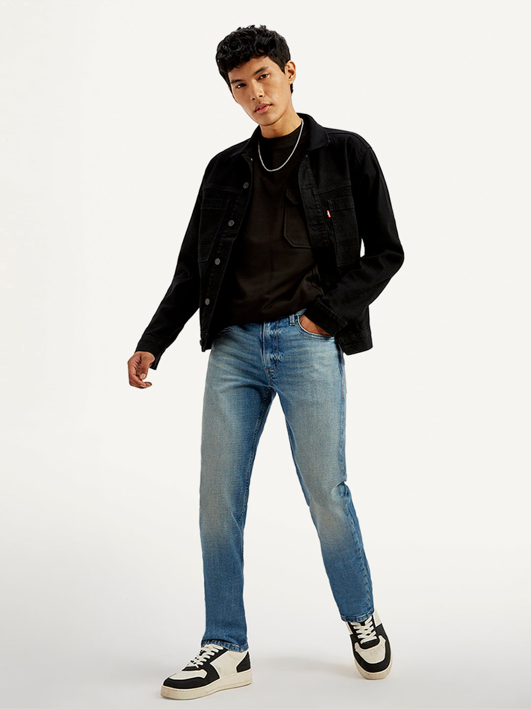 Men's 511 Blue Slim Fit Mid Rise Jeans