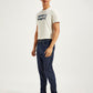 Men's 512 Dark Blue Slim Tapered Fit Mid Rise Jeans - 20 View