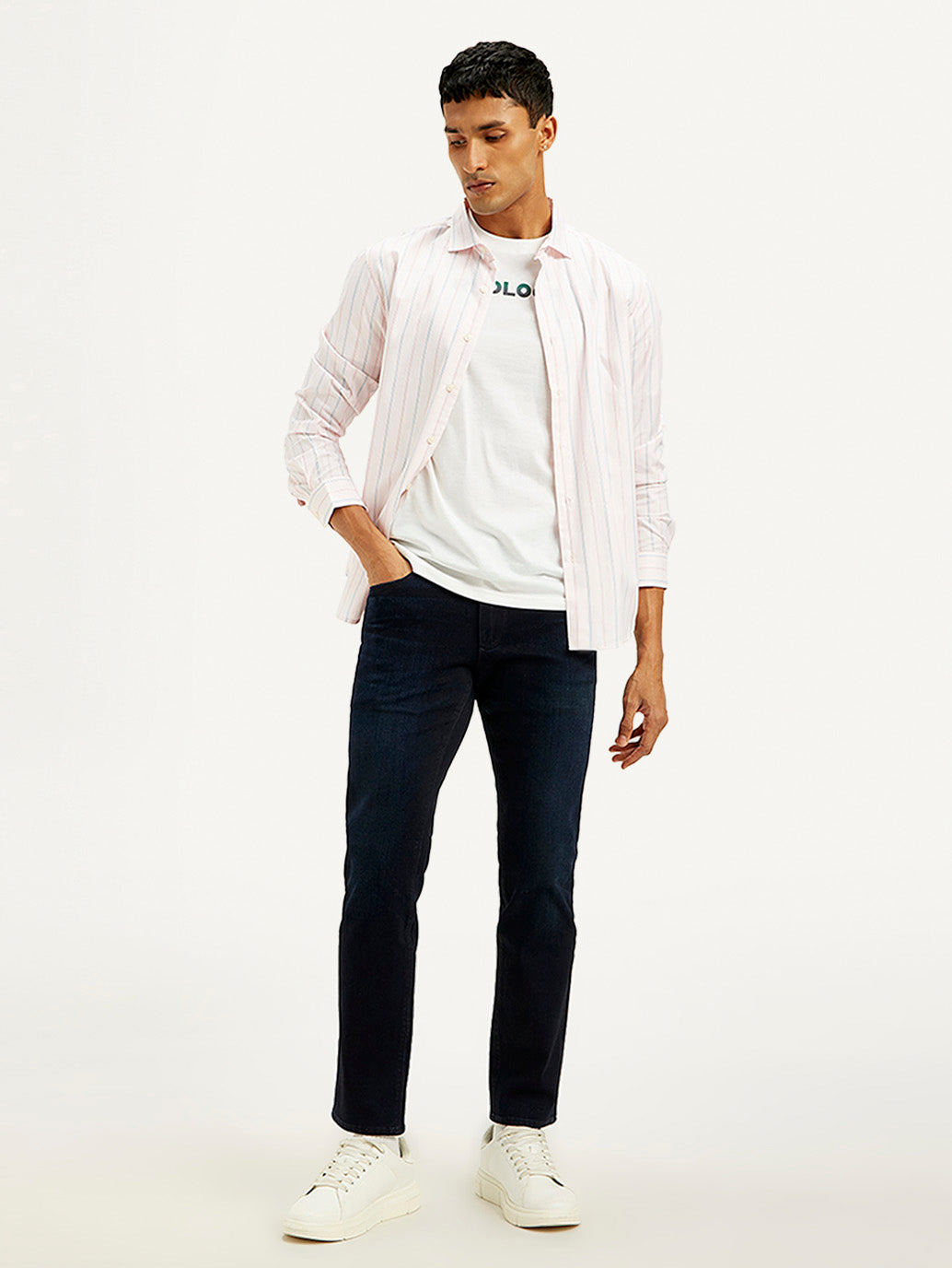 Men's Redloop 511 Slim Fit Mid Rise Jeans - Styleshot View