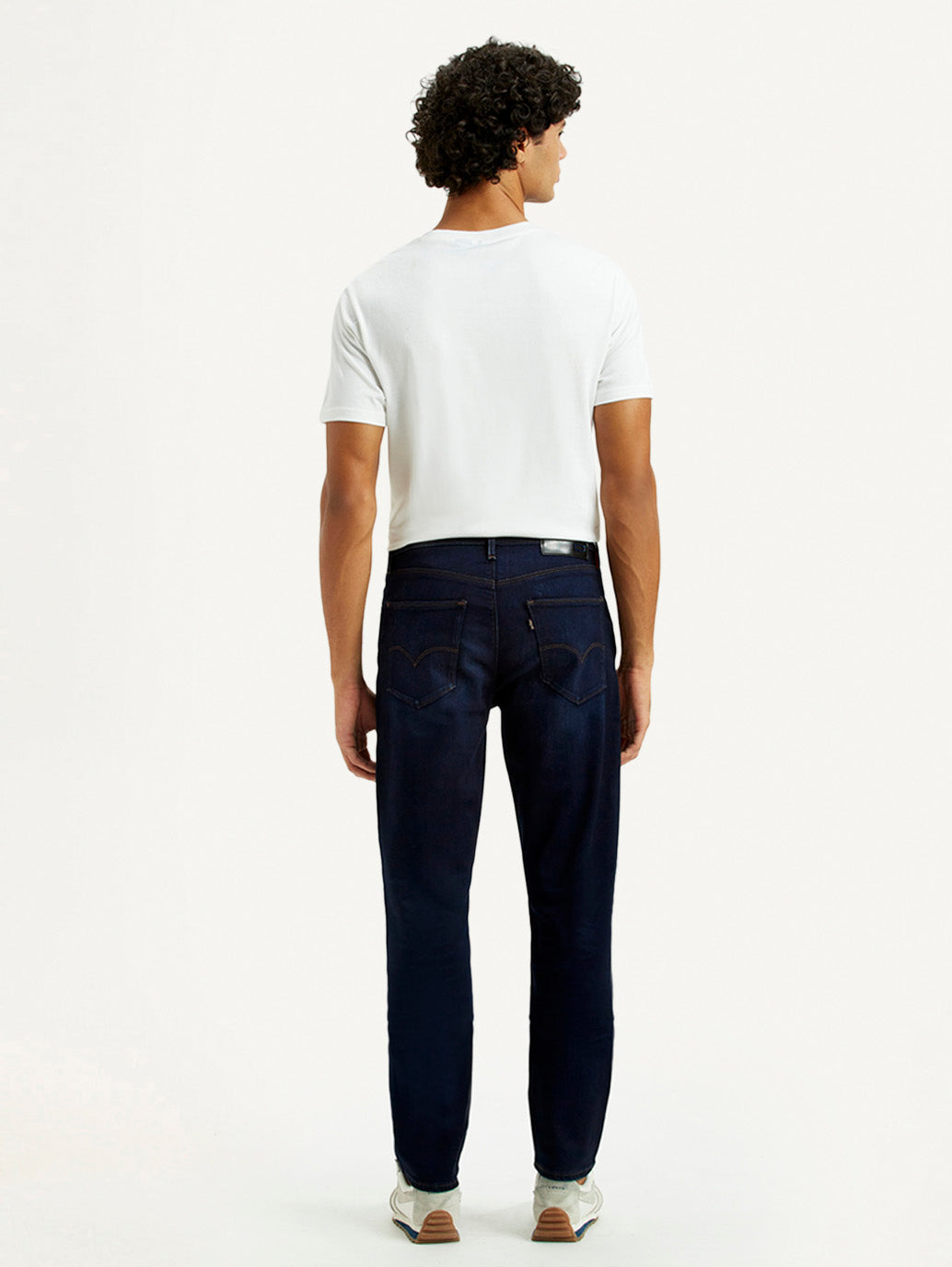 Men's Redloop 511 Dark Indigo Slim Fit Mid Rise Jeans - Back View
