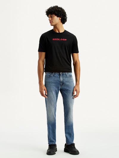 levi's Men's Redloop 511 Indigo Slim Fit Mid Rise Jeans-picture-29