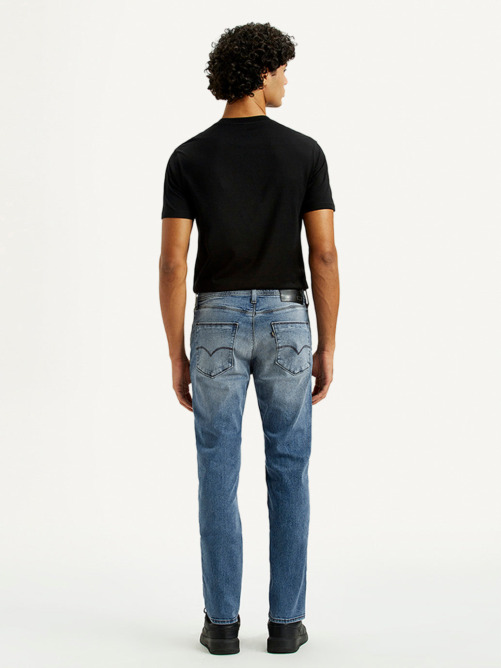 Men's Redloop 511 Indigo Slim Fit Mid Rise Jeans - Back View