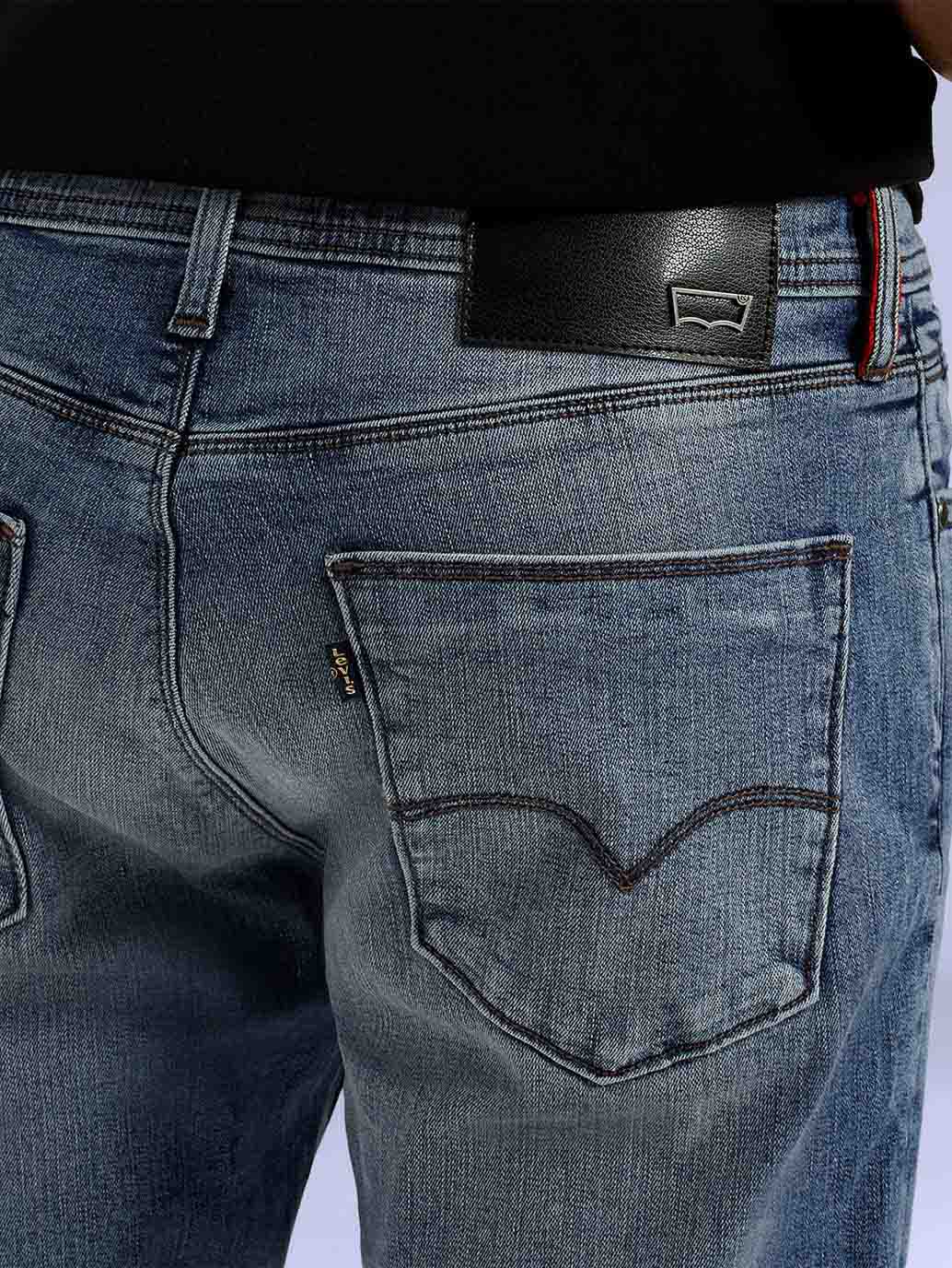 Men's Redloop 511 Indigo Slim Fit Mid Rise Jeans - 6c375da2-e6fc-4b74-95ee-9fab3bc5313f View