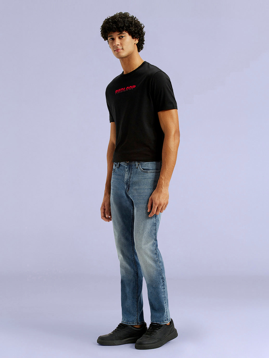 Men's Redloop 511 Indigo Slim Fit Mid Rise Jeans - 194e59a6-a9ee-4e28-86cc-6ec13d303406 View