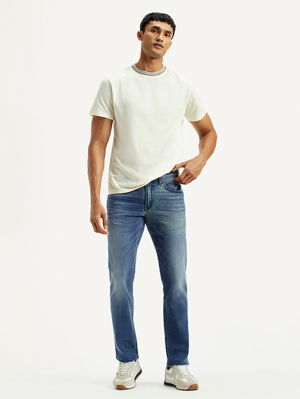 Men's Redloop 511 Dark Indigo Slim Fit Mid Rise Selvedge Jeans