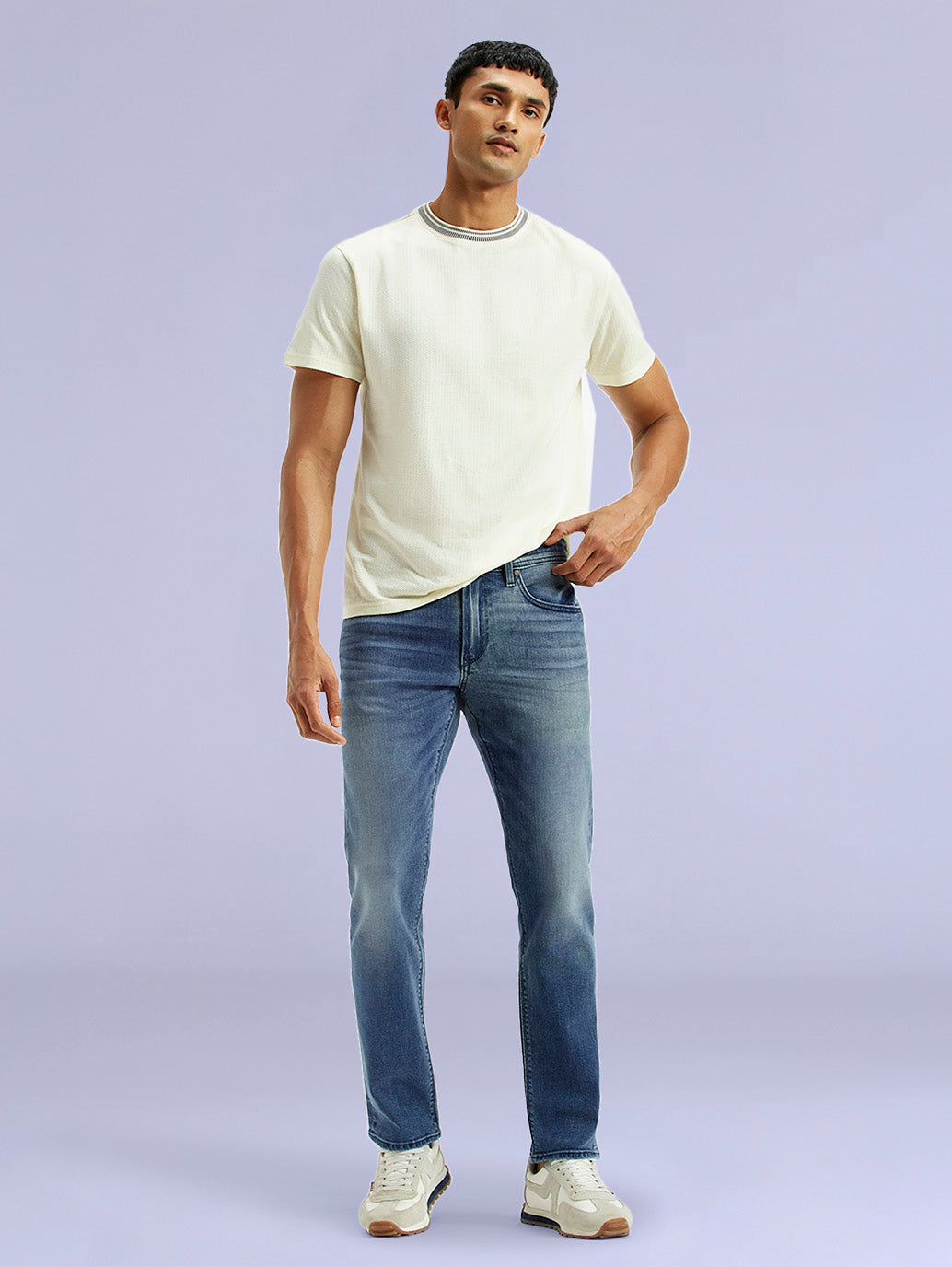 Men's Redloop 511 Dark Indigo Slim Fit Mid Rise Selvedge Jeans - 6df419ea-132f-4844-9503-d2a68978578d View