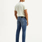 Men's Redloop 511 Dark Indigo Slim Fit Mid Rise Selvedge Jeans - Back View