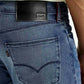 Men's Redloop 511 Dark Indigo Slim Fit Mid Rise Selvedge Jeans - Detail View