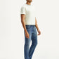 Men's Redloop 511 Dark Indigo Slim Fit Mid Rise Selvedge Jeans - Side View