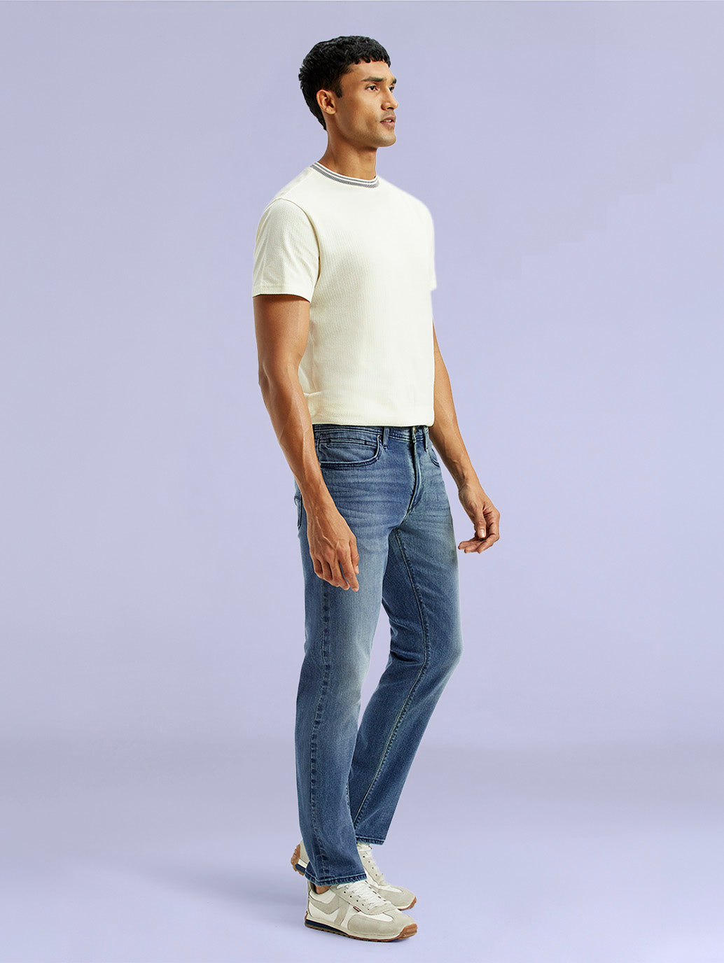 Men's Redloop 511 Dark Indigo Slim Fit Mid Rise Selvedge Jeans - 54708f37-6506-43c9-95e1-55e2486a9c5f View