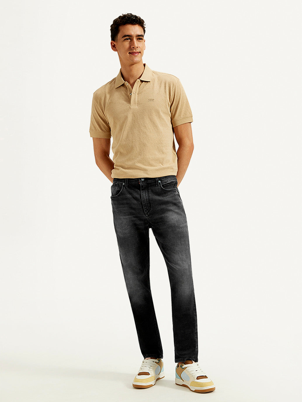 Men's 512 Black Slim Tapered Fit Mid Rise Jeans