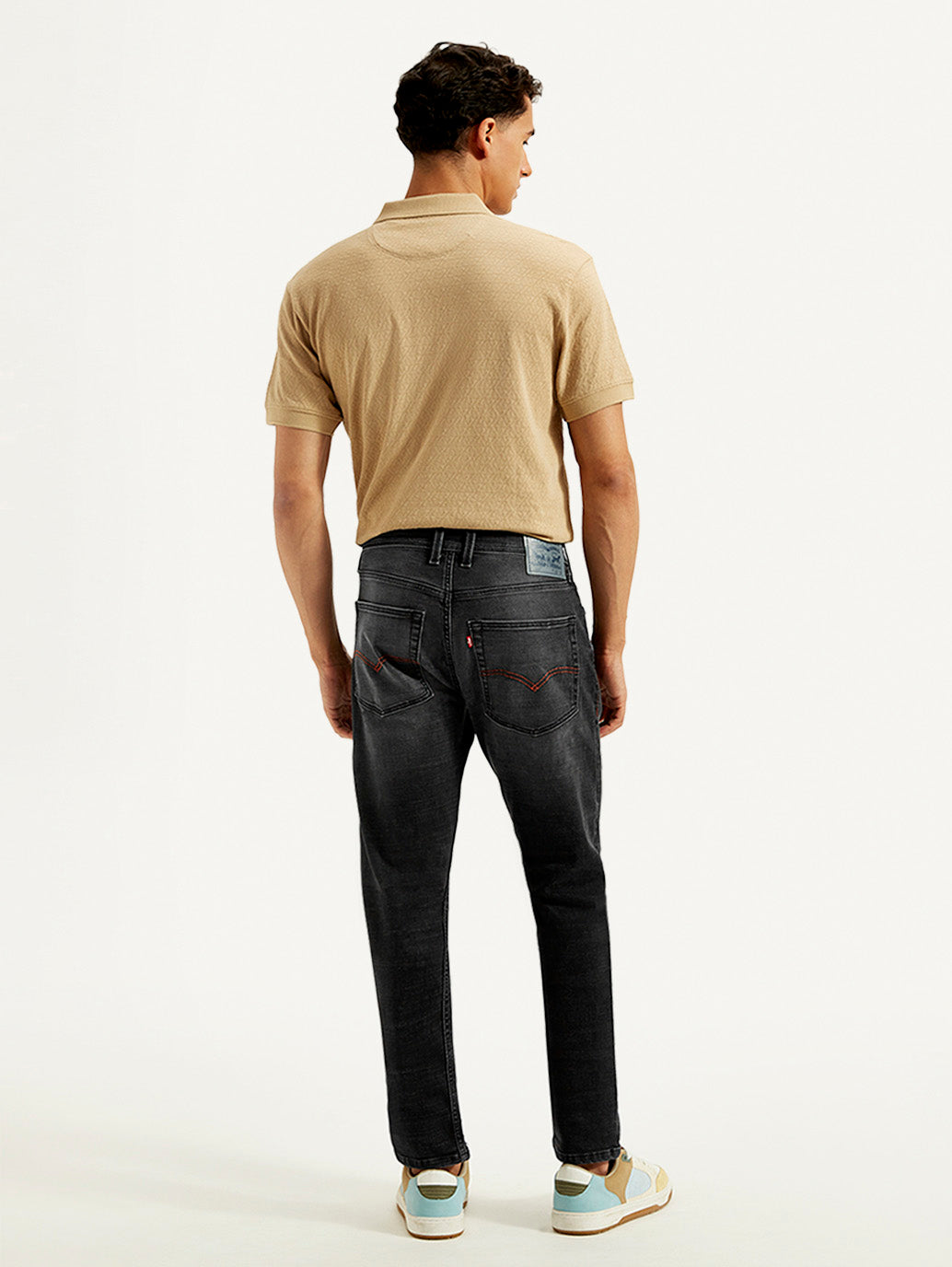 Men's 512 Black Slim Tapered Fit Mid Rise Jeans - 776f92cb-4967-4c21-8862-3cf6bc24c260 View