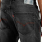 Men's 512 Black Slim Tapered Fit Mid Rise Jeans - 8a6da337-0d99-4f71-bd95-81cc7fa29ebd View