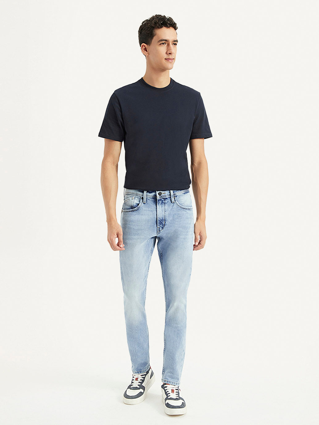 Men's 512 Blue Slim Tapered Fit Mid Rise Jeans - 8c1932ff-2c64-4812-9887-0e9320c7524b View