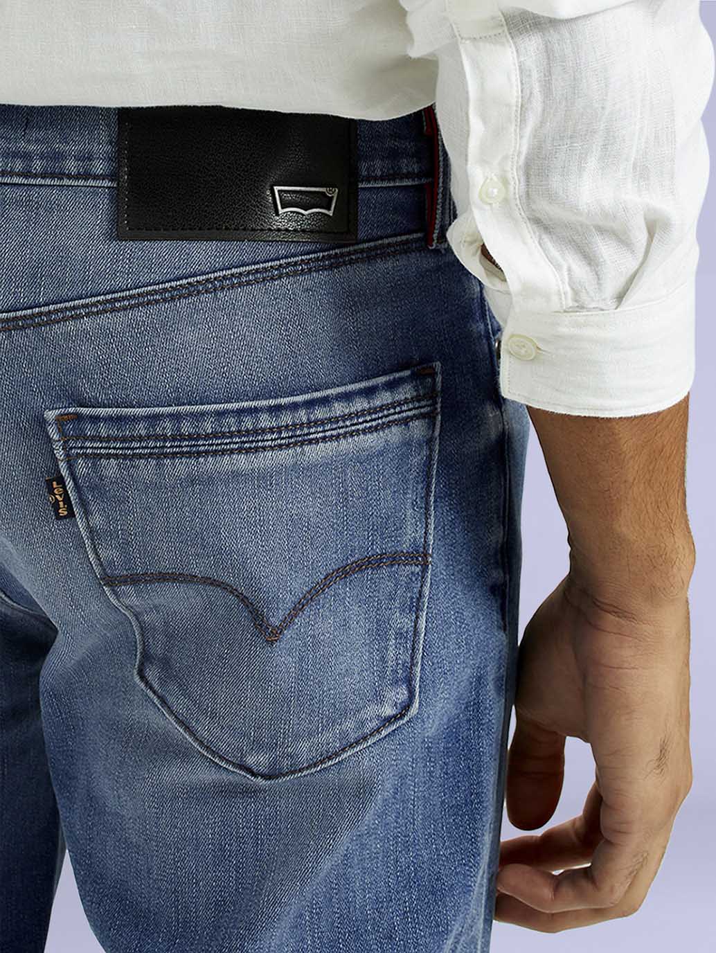 Men's Redloop 511 Indigo Slim Fit Mid Rise Jeans - b39f882a-8498-46ff-87e1-d34f8811bfed View