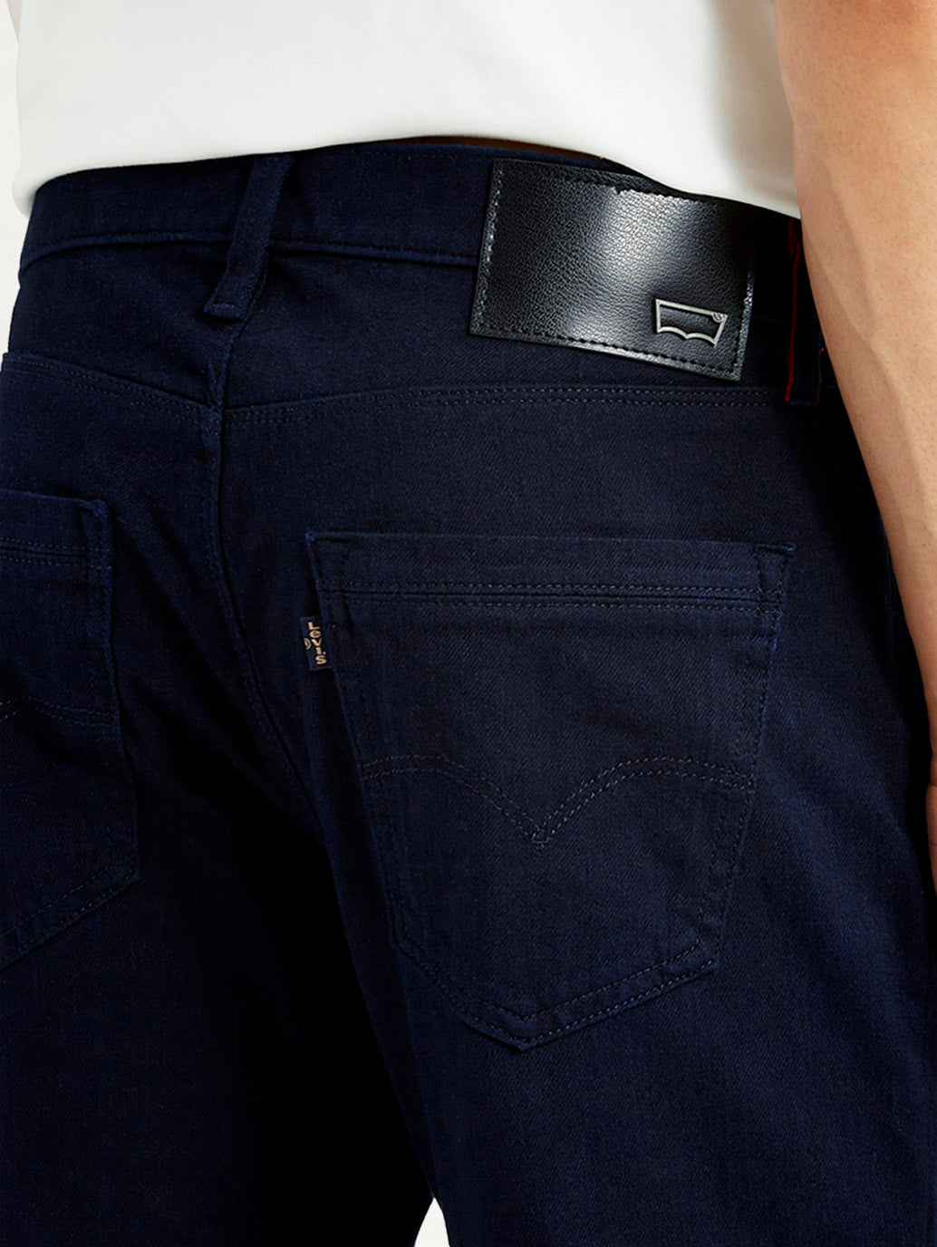 Men's Redloop 511 Navy Blue Slim Fit Mid Rise Jeans - Detail View