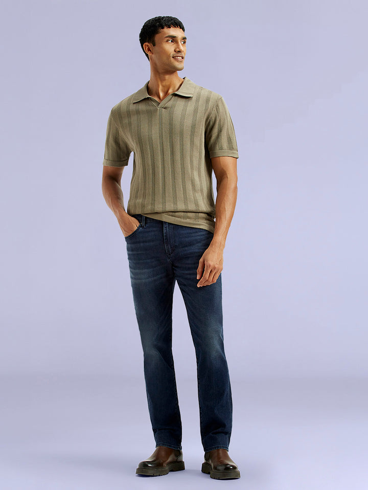 Men's Redloop 511 Dark Indigo Slim Fit Mid Rise Jeans